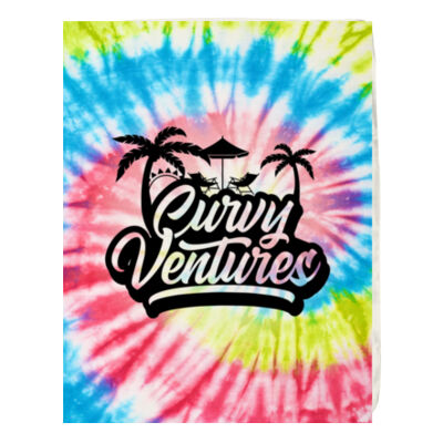 Tie Dye Printed Blanket Thumbnail