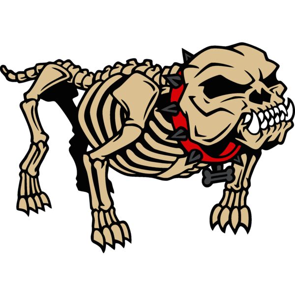 bulldog skeleton Thumbnail