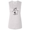 Ladies' Bella Flowy Scoop Muscle Tank Thumbnail