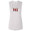 Ladies' Bella Flowy Scoop Muscle Tank Thumbnail