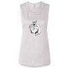 Ladies' Bella Flowy Scoop Muscle Tank Thumbnail
