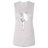 Ladies' Bella Flowy Scoop Muscle Tank Thumbnail